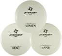 Divergent Discs 3-Disc Glow in the Dark Disc Golf Set