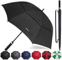 ACEIken Golf Umbrella Windproof Large 62 Inch Double Canopy Vented Automatic Open